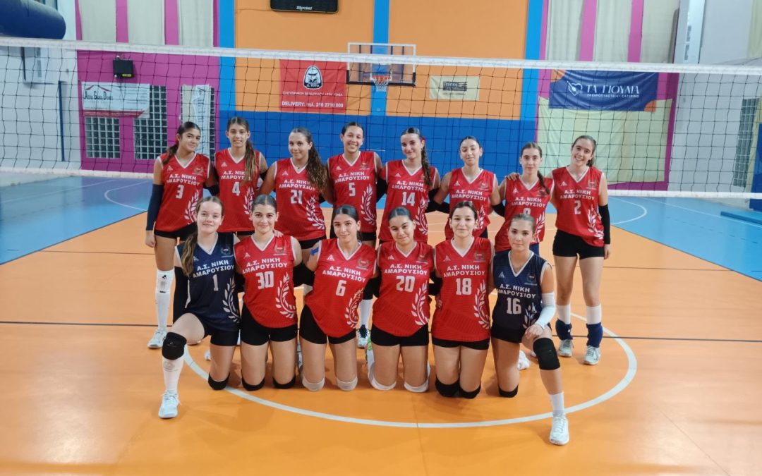 Μαχητική εμφάνιση κόντρα στους Ίωνες για τις Κορασίδες της Νίκης Αμαρουσίου