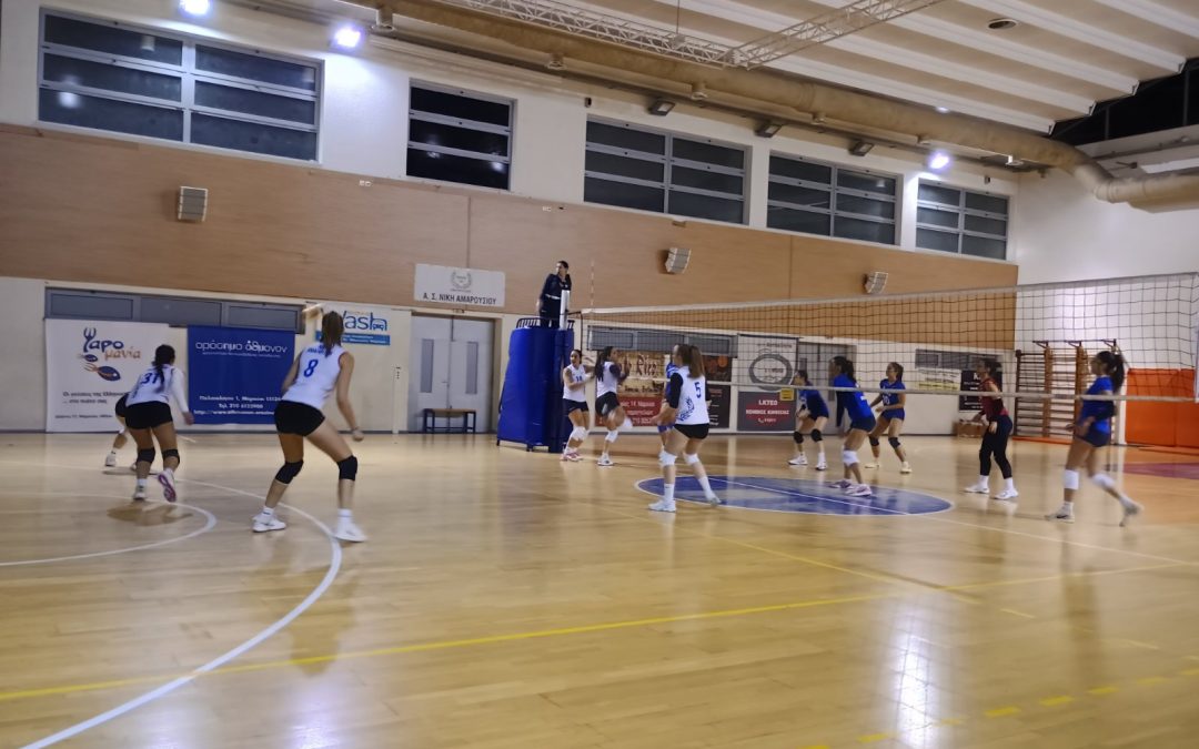 Νίκη Αμαρουσίου- 	ΑΣ Κολλεγίου Ντερή 0-3