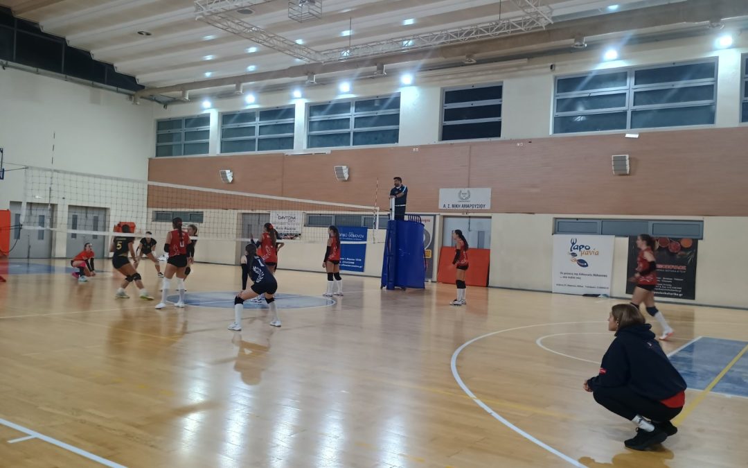 Νικηφόρα συνέχισαν οι Νεάνιδες 1 της Νίκης Αμαρουσίου στο πρωτάθλημα της ΕΣΠΑΑΑ- Σπουδαίος αγώνας για τις Νεάνιδες 2