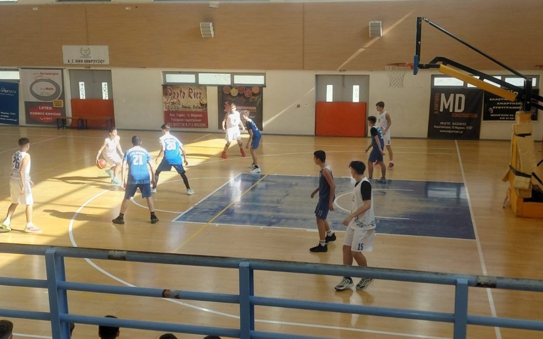Τρομερή εμφάνιση για το Παιδικό της Νίκης Αμαρουσίου κόντρα στον ΑΟΚ Χαλανδρίου – Ήττα για τους Εφήβους